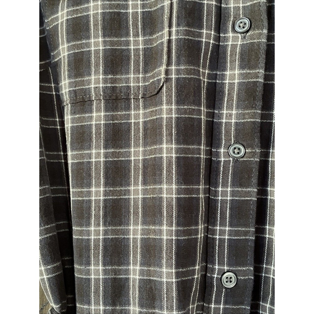 Banana Republic Plaid Dress Womens 4 Charcoal Grey Classic Preppy Mini - Picture 4 of 7